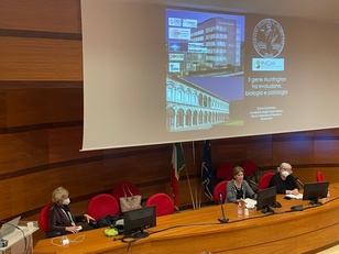 Monserrato (Ca). da sinistra, Elena Cattaneo, Micaela Morelli e Maria Del Zompo