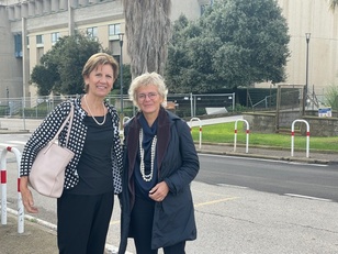 Monserrato (Ca). Micaela Morelli ed Elena Cattaneo
