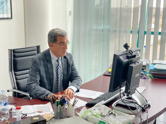 Paolo Fadda durante i lavori conclusivi di List Port