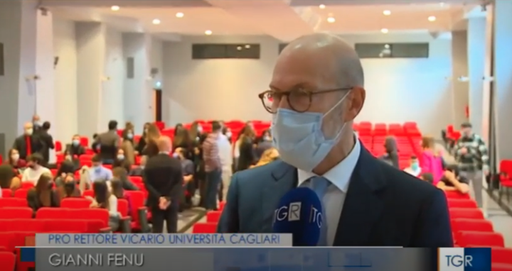 TGR RAI intervista PRORETTORE FENU all'inaugurazione CUSE - UniCa