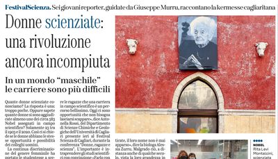 L'articolo su L'Unione Sarda del 7 novembre 2021 a pagina 53