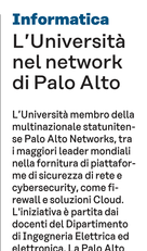 La notizia su L'Unione Sarda del 19 novembre 2021 a pagina 19