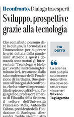 L'articolo su L'Unione Sarda del 5 dicembre 2021 a pagina 33