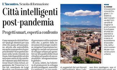 La notizia su L'Unione Sarda del 11 dicembre 2021 a pagina 16