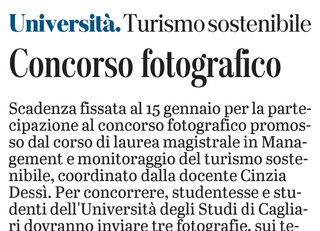La notizia su L'Unione Sarda del 17 dicembre 2021 a pagina 15