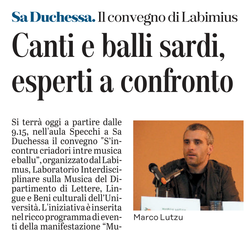 La notizia su L'Unione Sarda del 22 dicembre 2021 a pagina 21