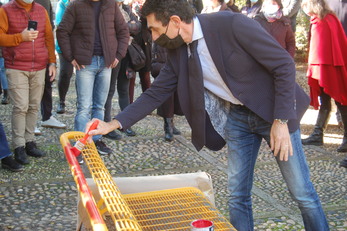 La pennellata data dal Presidente della Facolt&agrave; Daniele Cocco
