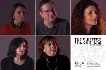 Da sinistra in alto,  Miriam Melis, Ivan Blecic, Francesca Cabiddu. In basso, Elisabetta Gola e Loredana Lucarelli