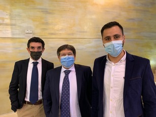 Daniele Cocco, Francesco Mola e Hassan Zaraket