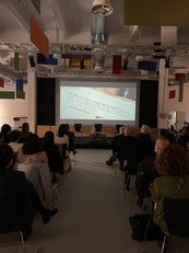 Cagliari. La sala di Sa Manifattura che ha ospitato la proiezione e la presentazione di The Shifters