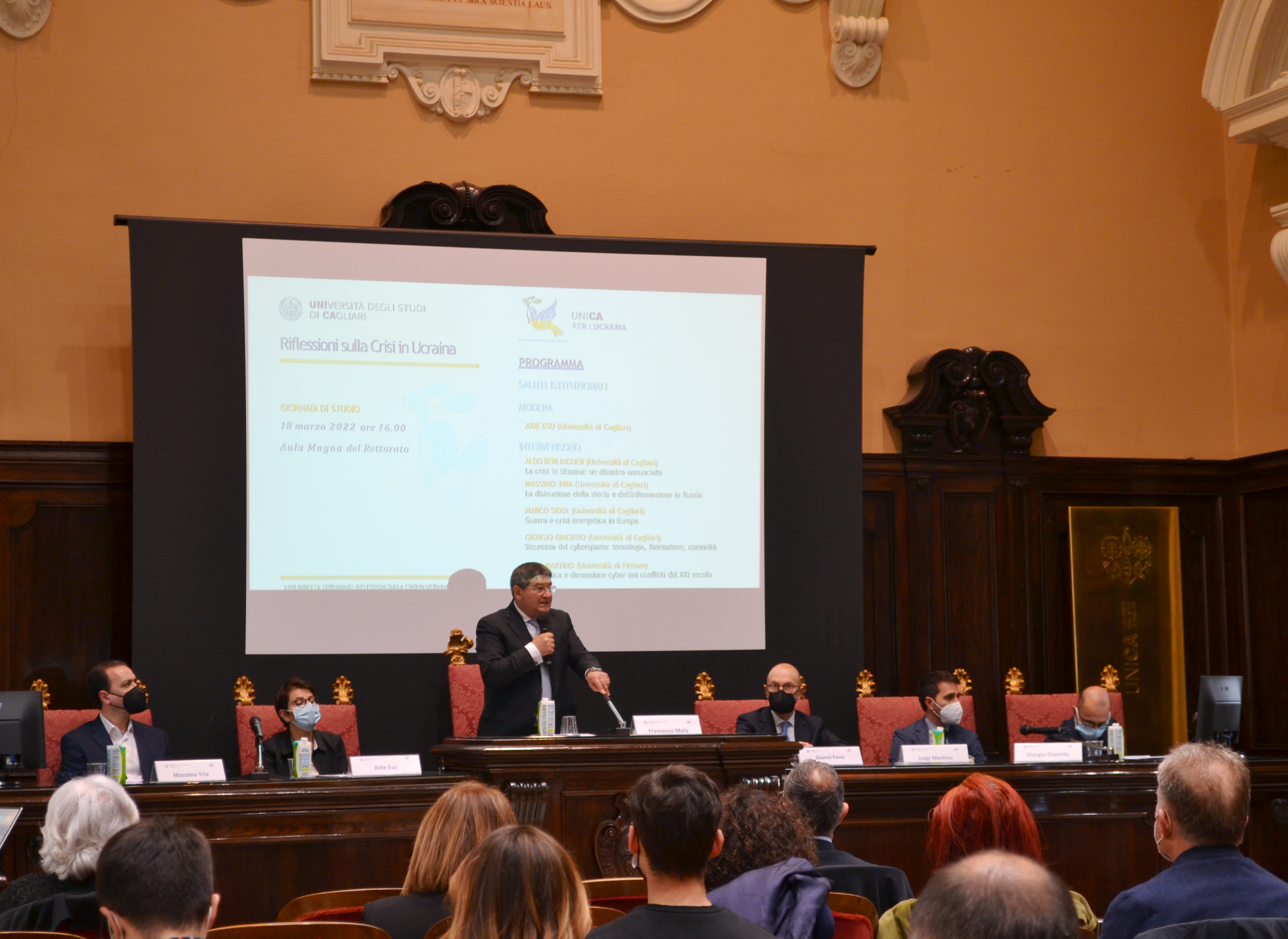 Apertura del convegno a Palazzo Belgrano