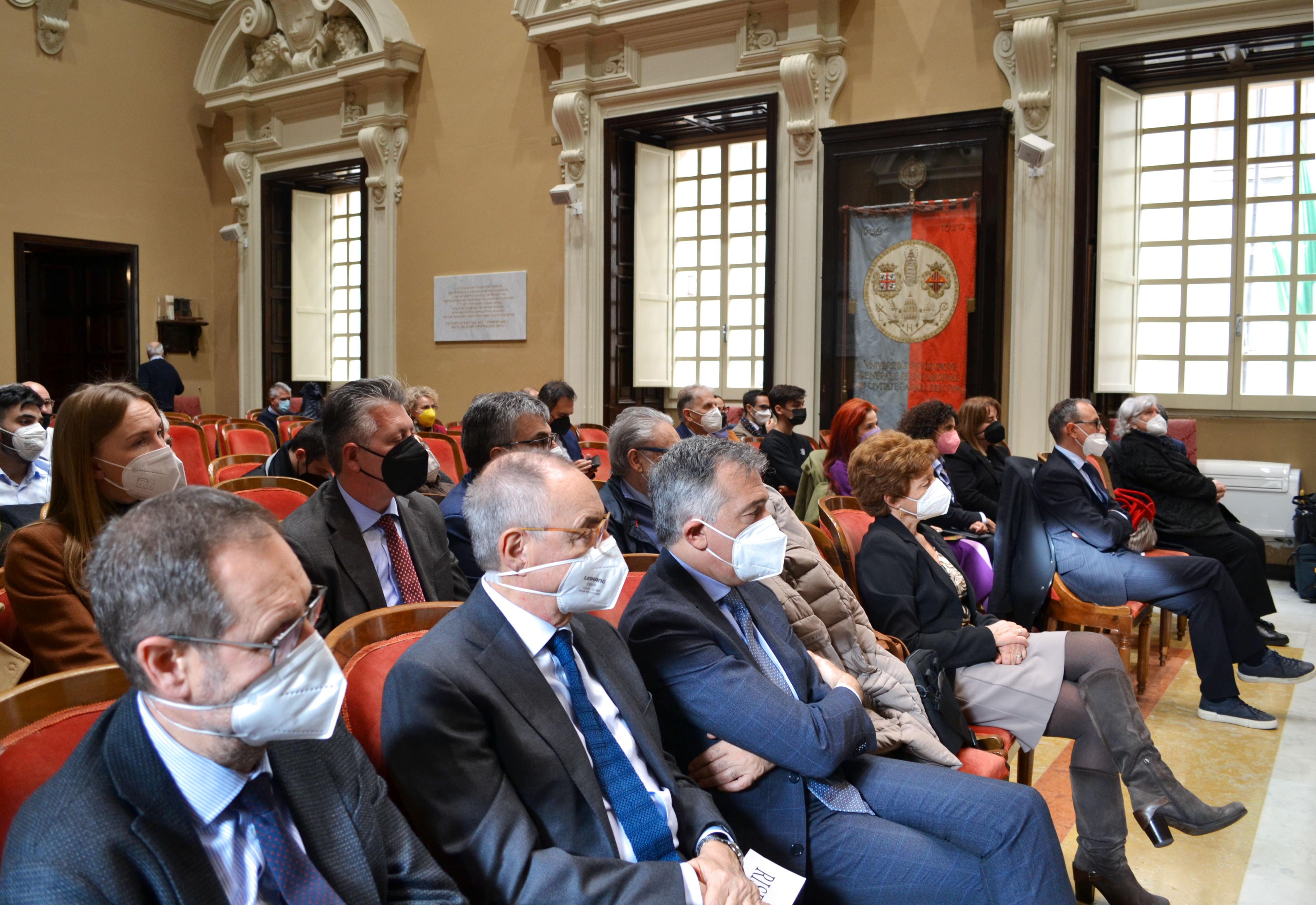 Il pubblico a Palazzo Belgrano