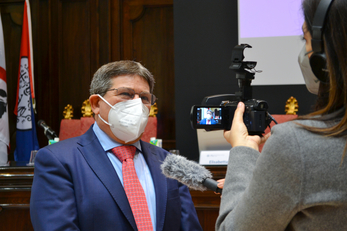 Il Rettore intervistato da Egidiangela Sechi di Videolina