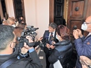 Il Rettore Francesco Mola intervistato dalla stampa