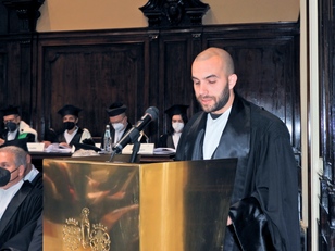 Francesco Stochino &egrave; intervenuto a nome degli studenti e delle studentesse di UniCa