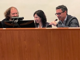 Da sinistra, Emiliano Ilardi, Elisabetta Gola e Marco Pignotti