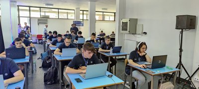Una fase della finale all'ex Cisapi