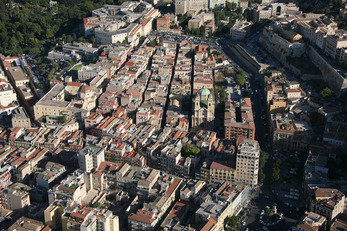 Veduta aerea di un contesto rubano