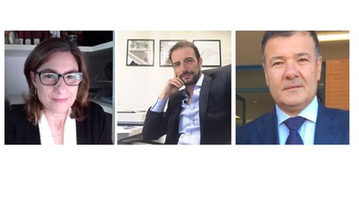 Da sinistra, Donatella Rita Fiorino, Giovanni Marco Chiri e Pasqualino Iannotti