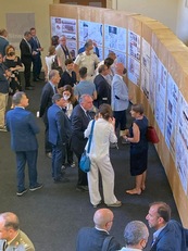 Cagliari. Il pubblico, tra esperti, docenti e amatori all'inaugurazione della mostra