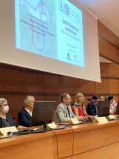 Monserrato. Una fase dell'intrevento di Luciano Colombo