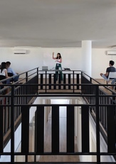 Cagliari. Una fase dello speech introduttivo curato da Maria Chiara Di Guardo
