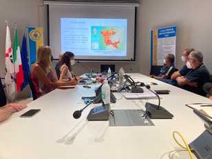 Cagliari. Una fase del confronto tra specialisti e laureandi dell'ateneo con gli esperti della Protezione civile
