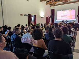 Monserrato. Un'immagine dei lavori tenutisi alla Casa della cultura