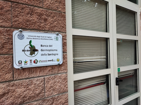 L'ingresso della Banca del Germoplasma, che ospiter&agrave; i lavori del workshop