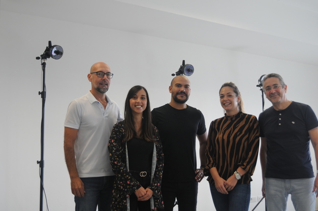 Da sinistra, Bruno Leban, Giulia Casu, Federico Arippa, Micaela Porta e Massimiliano Pau