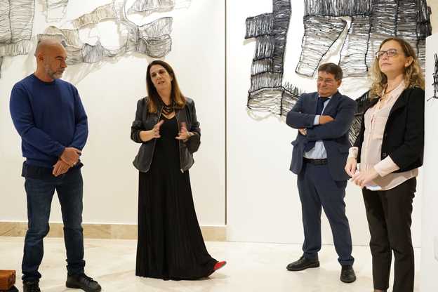 Un momento dell'inaugurazione