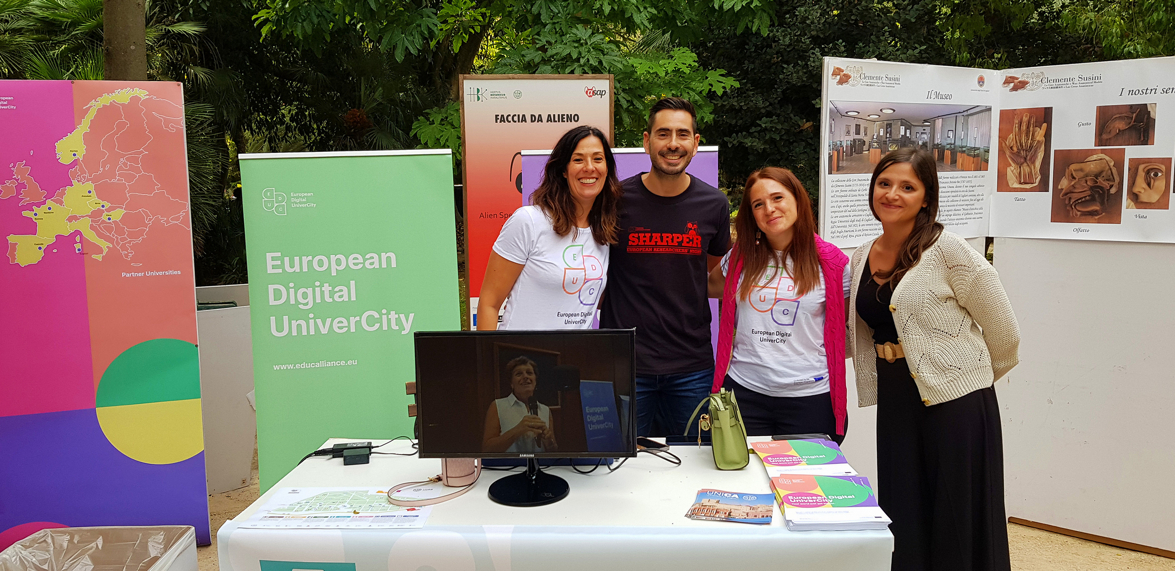 Lo stand dell'Alleanza EDUC