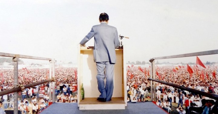 Immagine tratta dalla locandina dell'evento. Foto &copy; Luigi Ghirri, 18 settembre 1983 Reggio Emilia