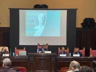 Cagliari. Da sinistra, Giorgio La Nasa, Francesco Mola, Luca Saba e Valerio Mais