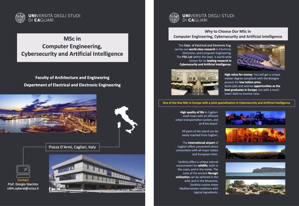 Brochure cover MSc CyberAI 2025