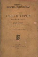 La teoria di Darwin criticamente esposta