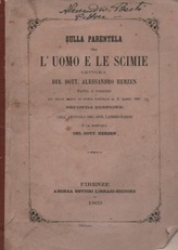 Sulla parentela fra l'uomo e le scimie