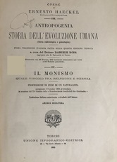 Antropogenia o storia dell'evoluzione umana