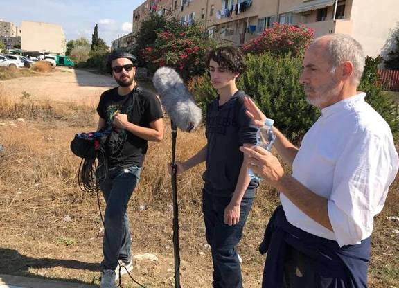 Enrico Pau sul set