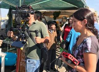 Le riprese del film a Sant'Elia