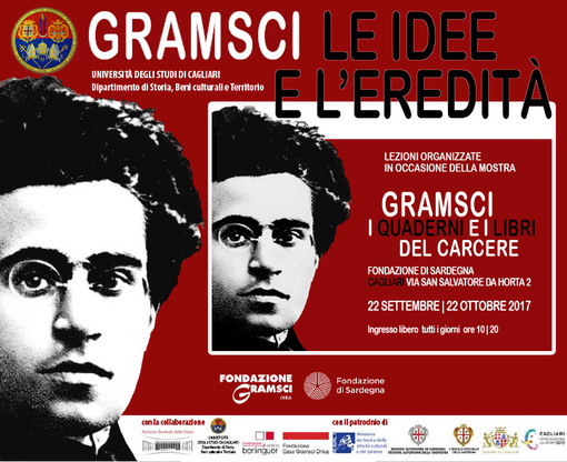 Ciclo di lezioni organizzate dal Dipartimento di Storia, Beni culturali e Territorio in occasione della mostra GRAMSCI, I QUADERNI E I LIBRI DEL CARCERE in programma dal 22 settembre al 22 ottobre 2017.