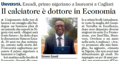 L&rsquo;UNIONE SARDA del 27 settembre 2017