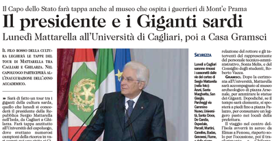 L'UNIONE SARDA del 30 settembre 2017