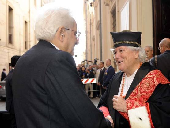 Sergio Mattarella e Maria Del Zompo