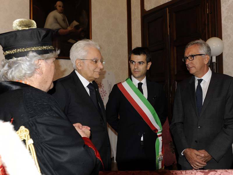 Le cariche istituzionali prima della cerimonia