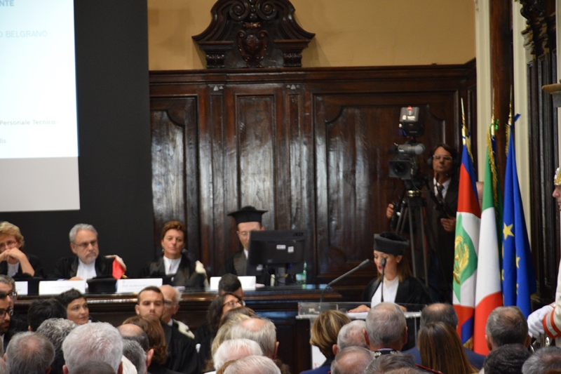 L'intervento di Sonia Melis, rappresentante del personale