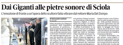 L'UNIONE SARDA del 3 ottobre 2017