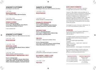 Leggi il programma completo