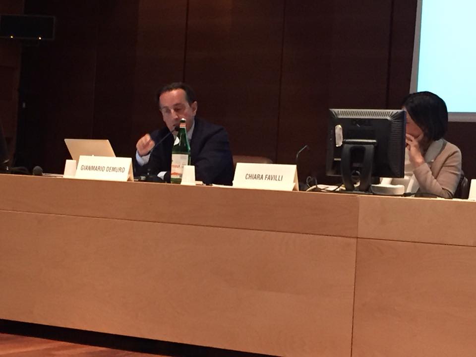 Il professor Demuro interviene ai Il professor Gianmario Demuro ai Colloqui fiorentini di Diritto costituzionale organizzati dal Dipartimento di Scienze Giuridiche dell'Universit&agrave; di Firenze