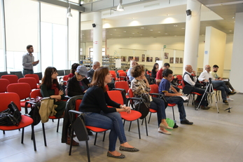 I giornalisti alla conferenza stampa